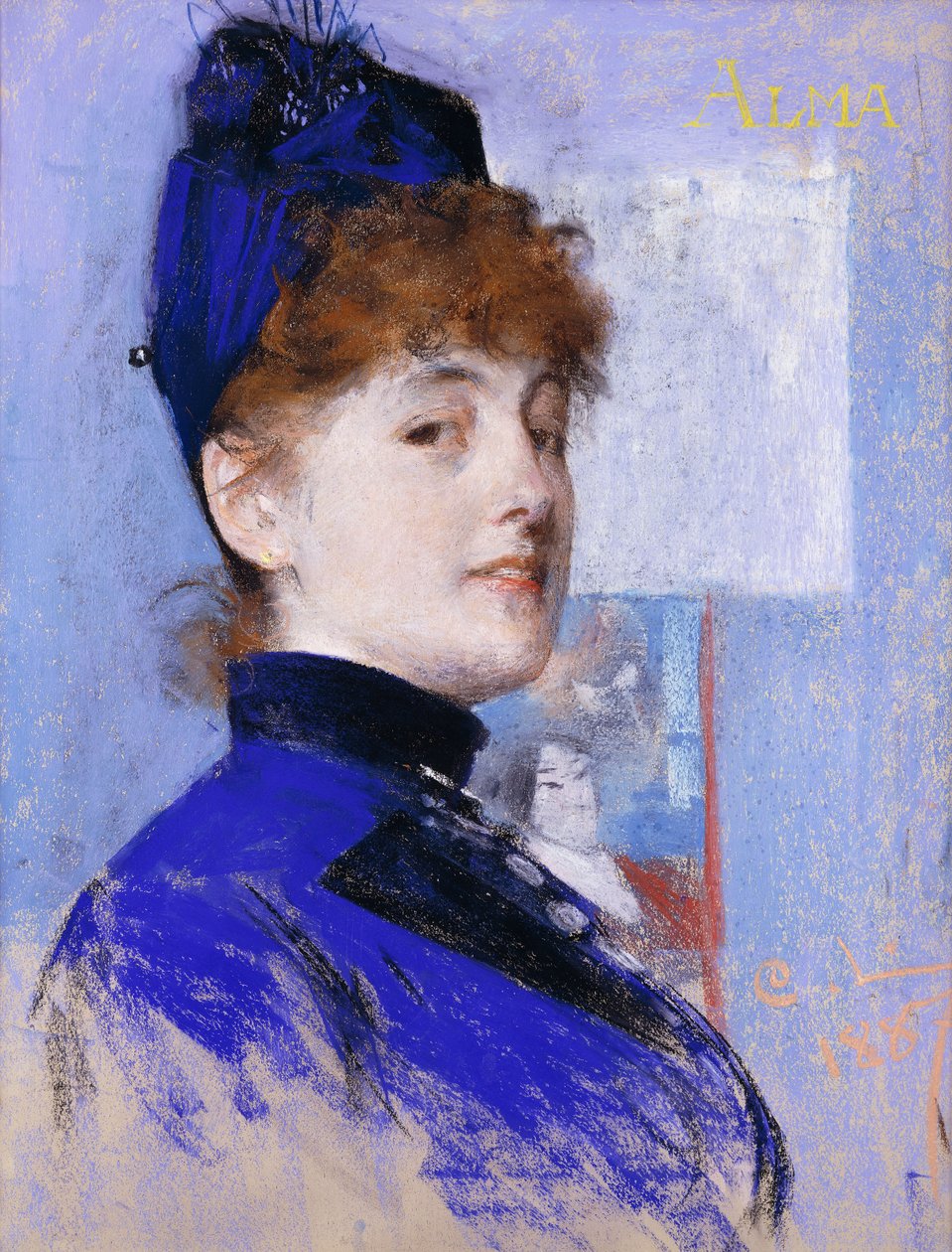 Alma, 1887 af Carl Larsson