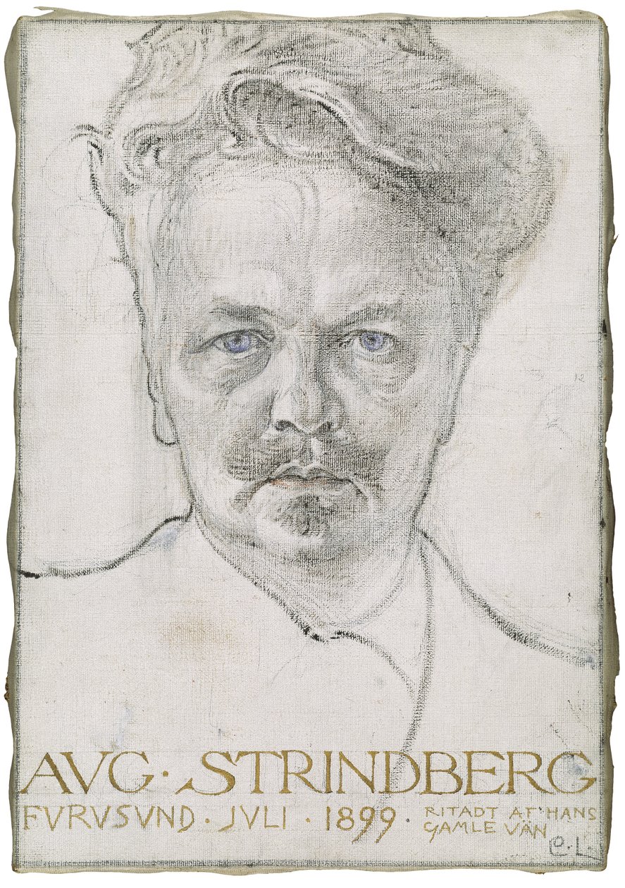August Strindberg af Carl Larsson