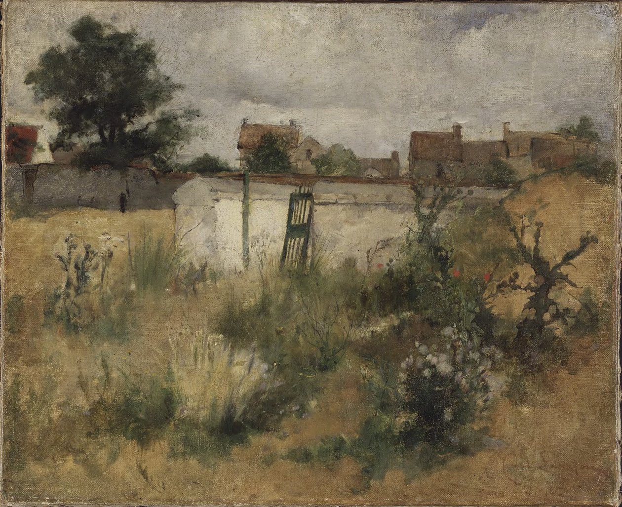 Landskabsstudie fra Barbizon af Carl Larsson