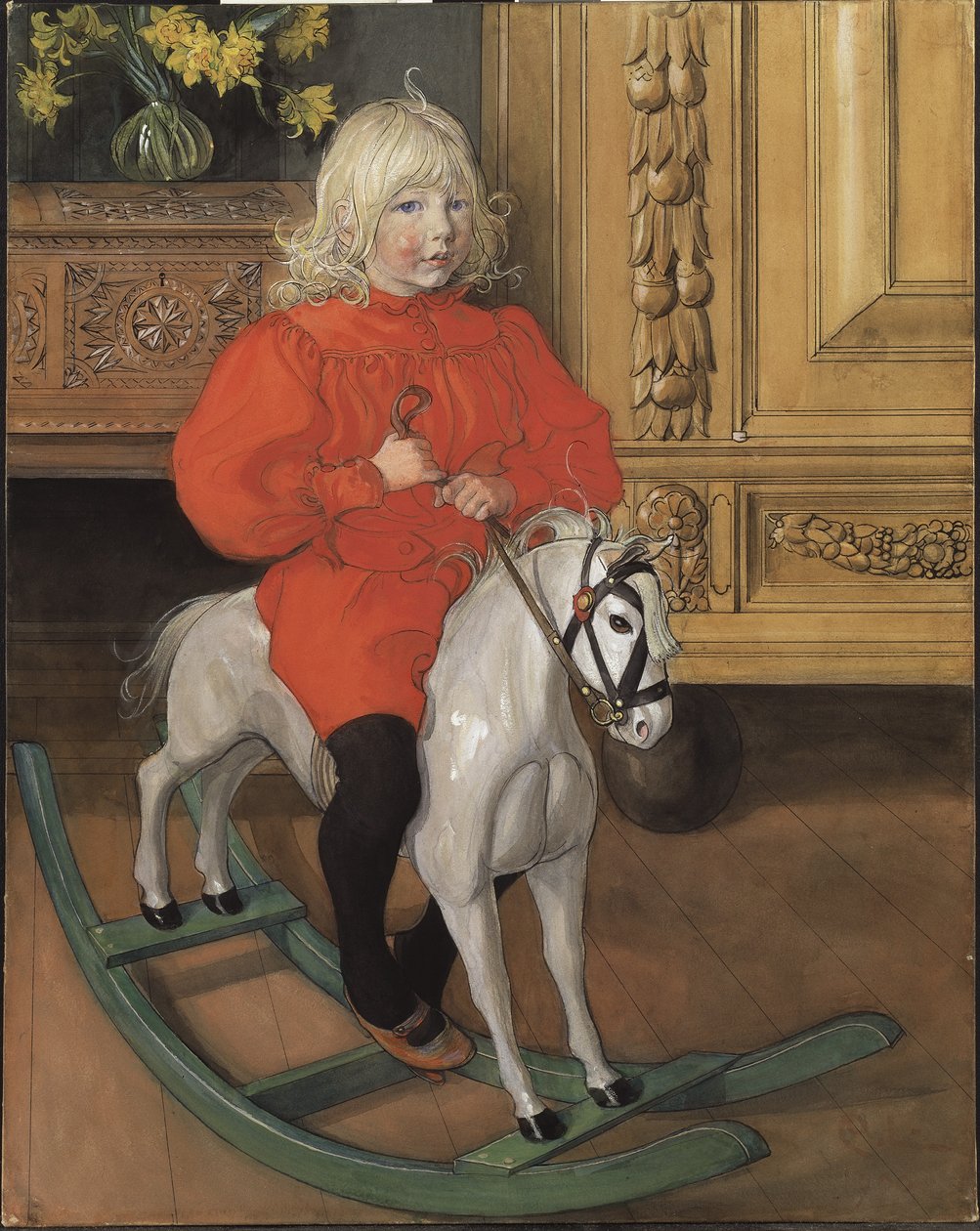 Dialekt, 1900 (toilet på papir) af Carl Larsson