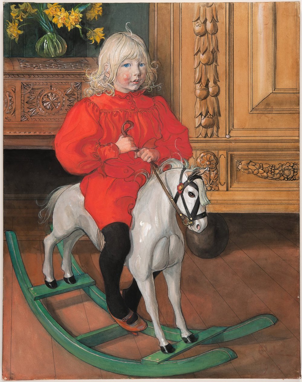 „Murre“. Portræt af Casimir Laurin af Carl Larsson