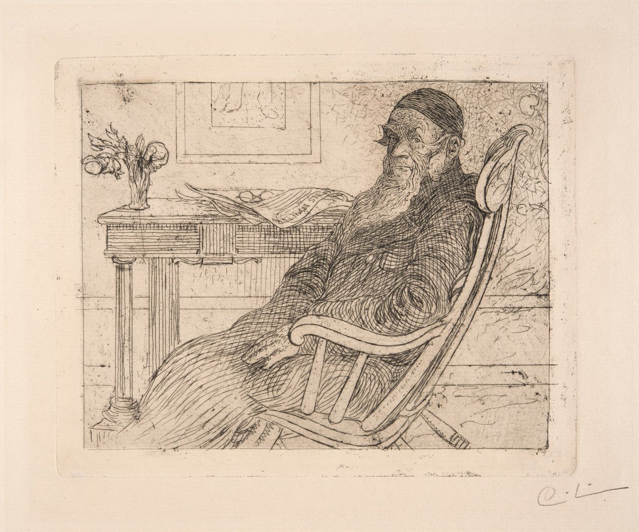 Min far, Olof Larsson (1903) af Carl Larsson