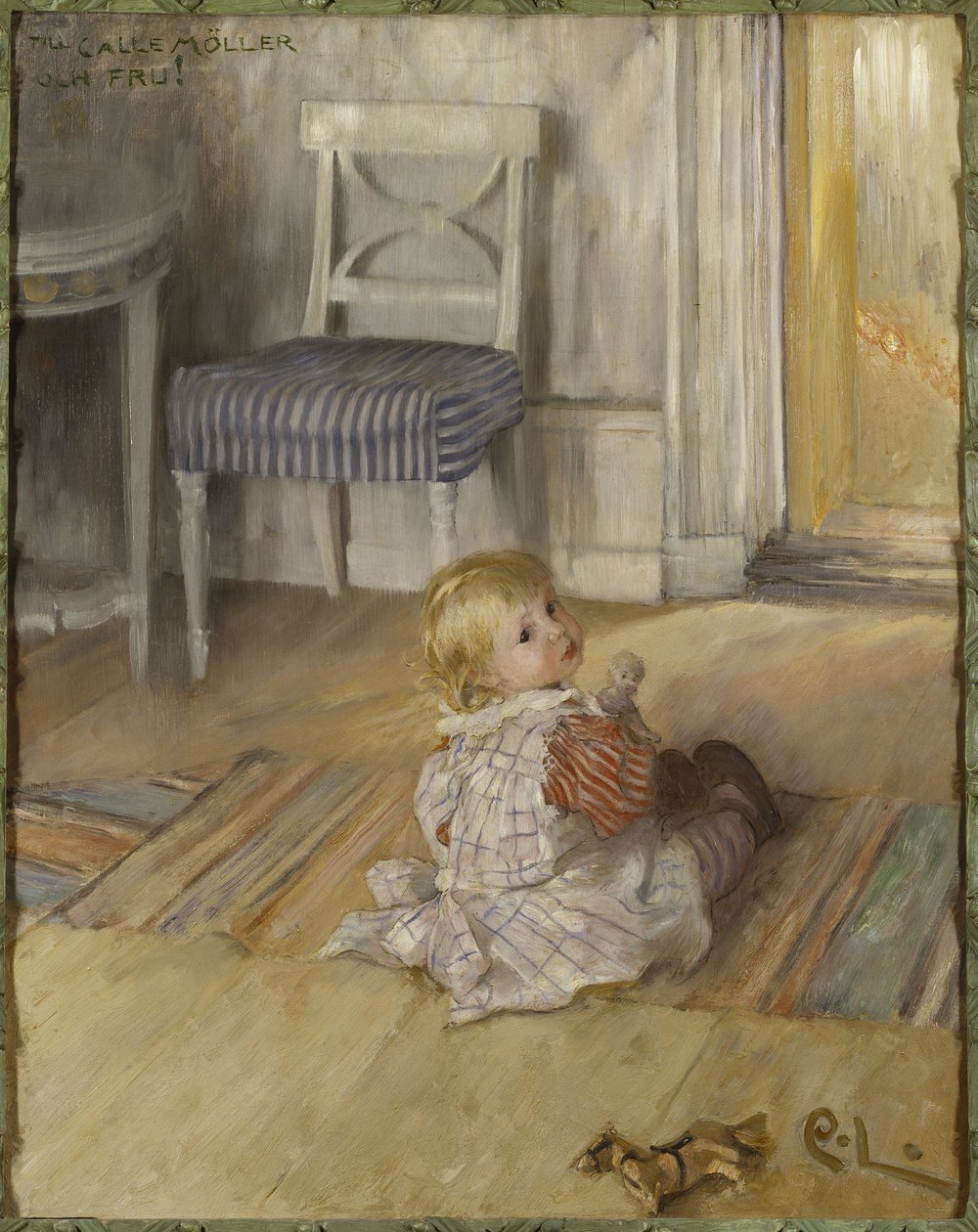 Pontus, af Larsson, Carl (1853-1919). Olie på lærred af Carl Larsson
