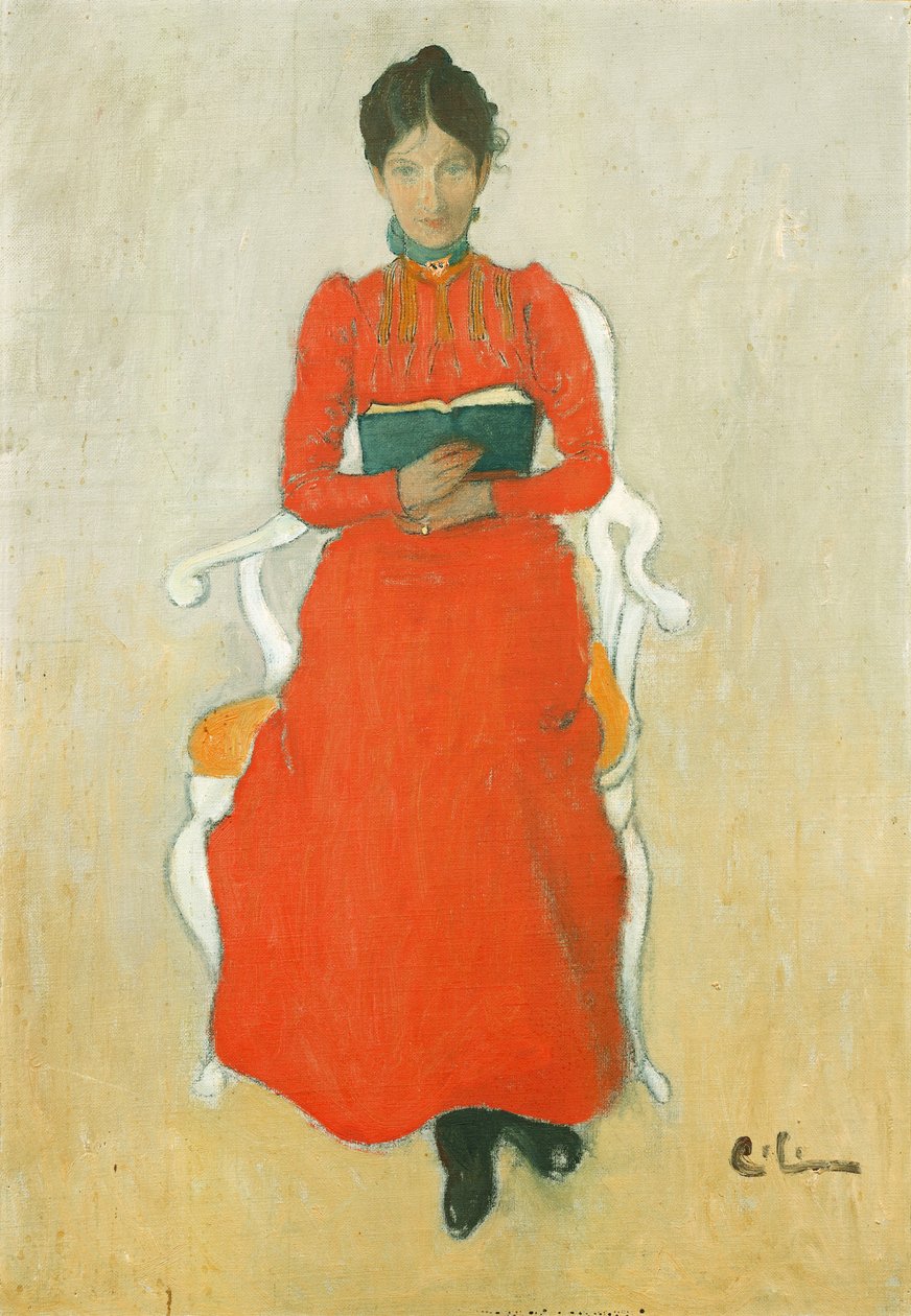 Portræt af Dora Lamm, ca. 1900 af Carl Larsson
