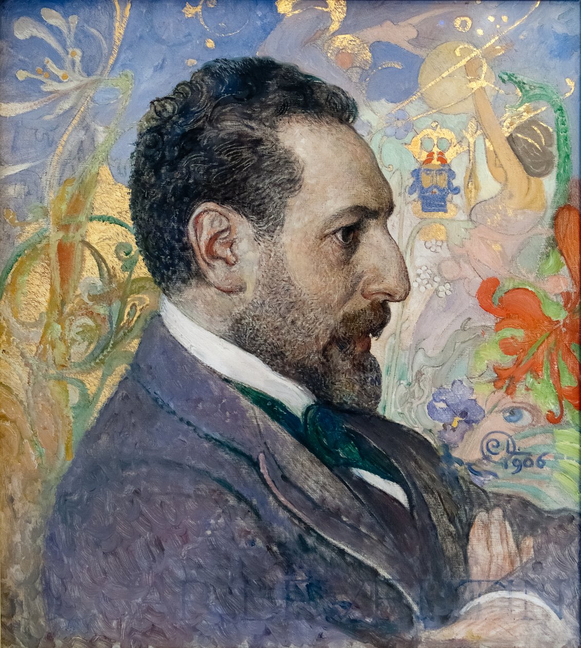 Portræt af Oskar Levertin af Carl Larsson