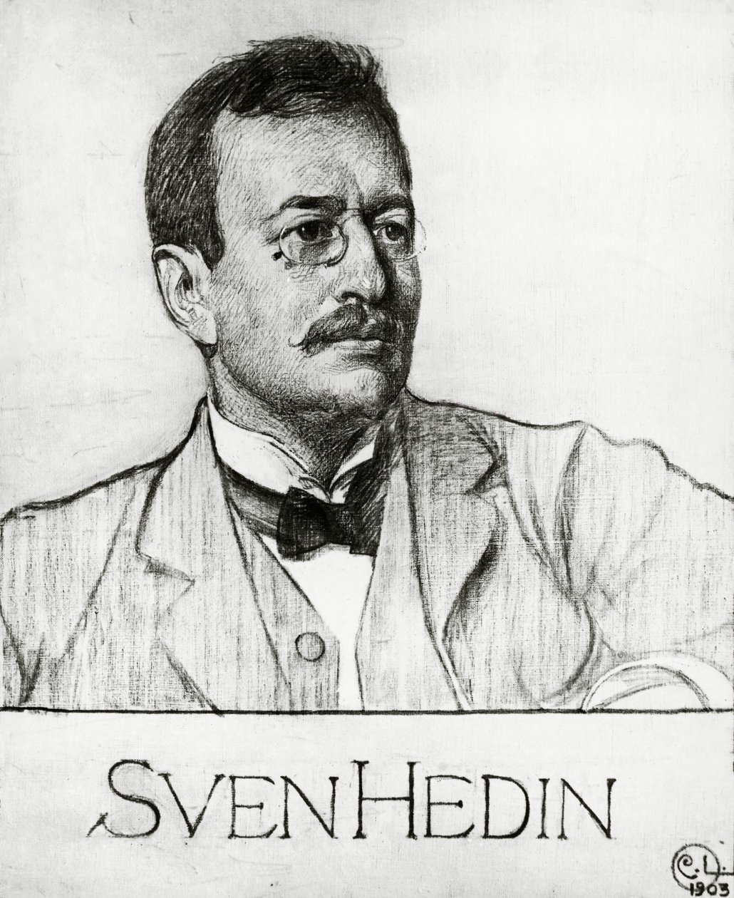 Portræt af Sven Anders Hedin (Stockholm af Carl Larsson