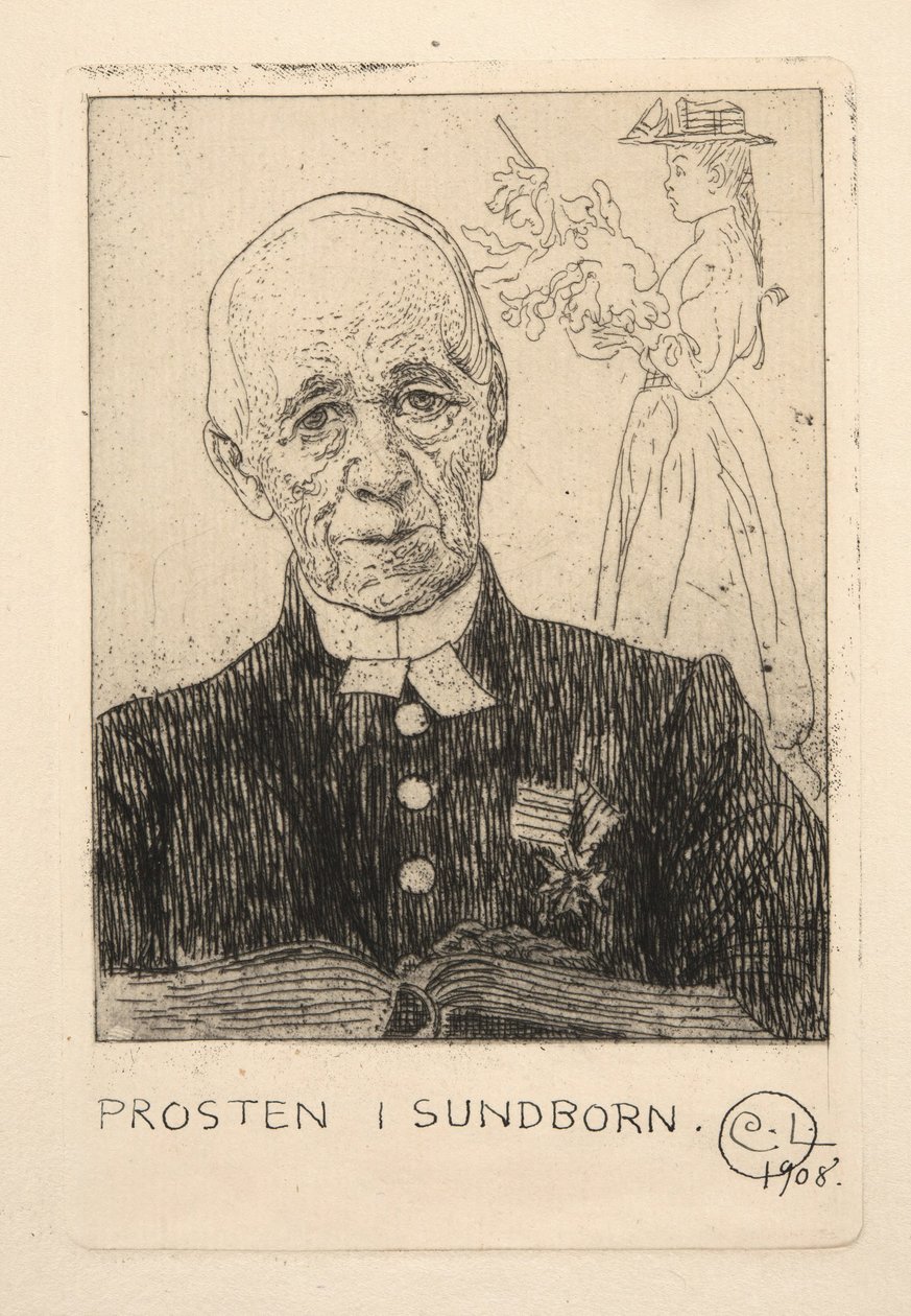 Præsten (Petterson) i Sundborn af Carl Larsson