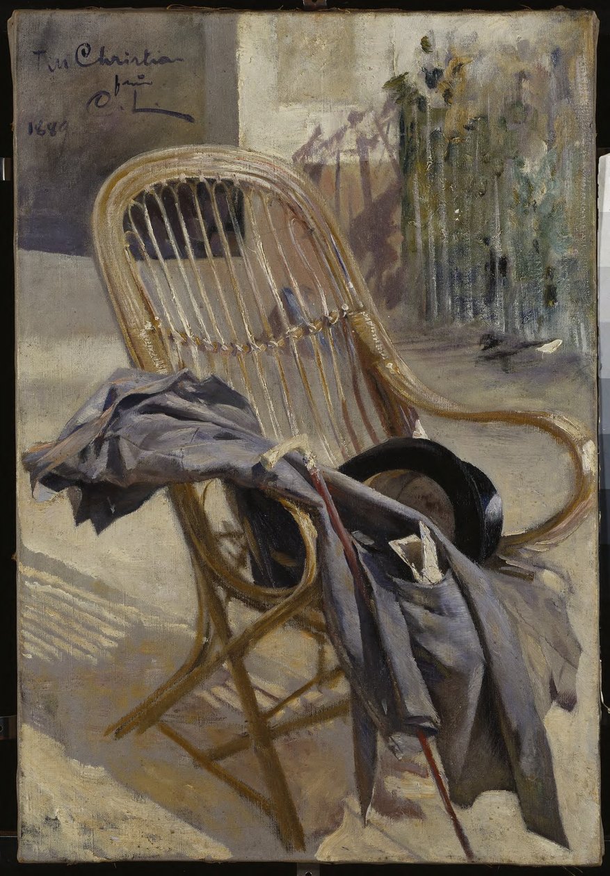 Studie til moderne kunst af Carl Larsson