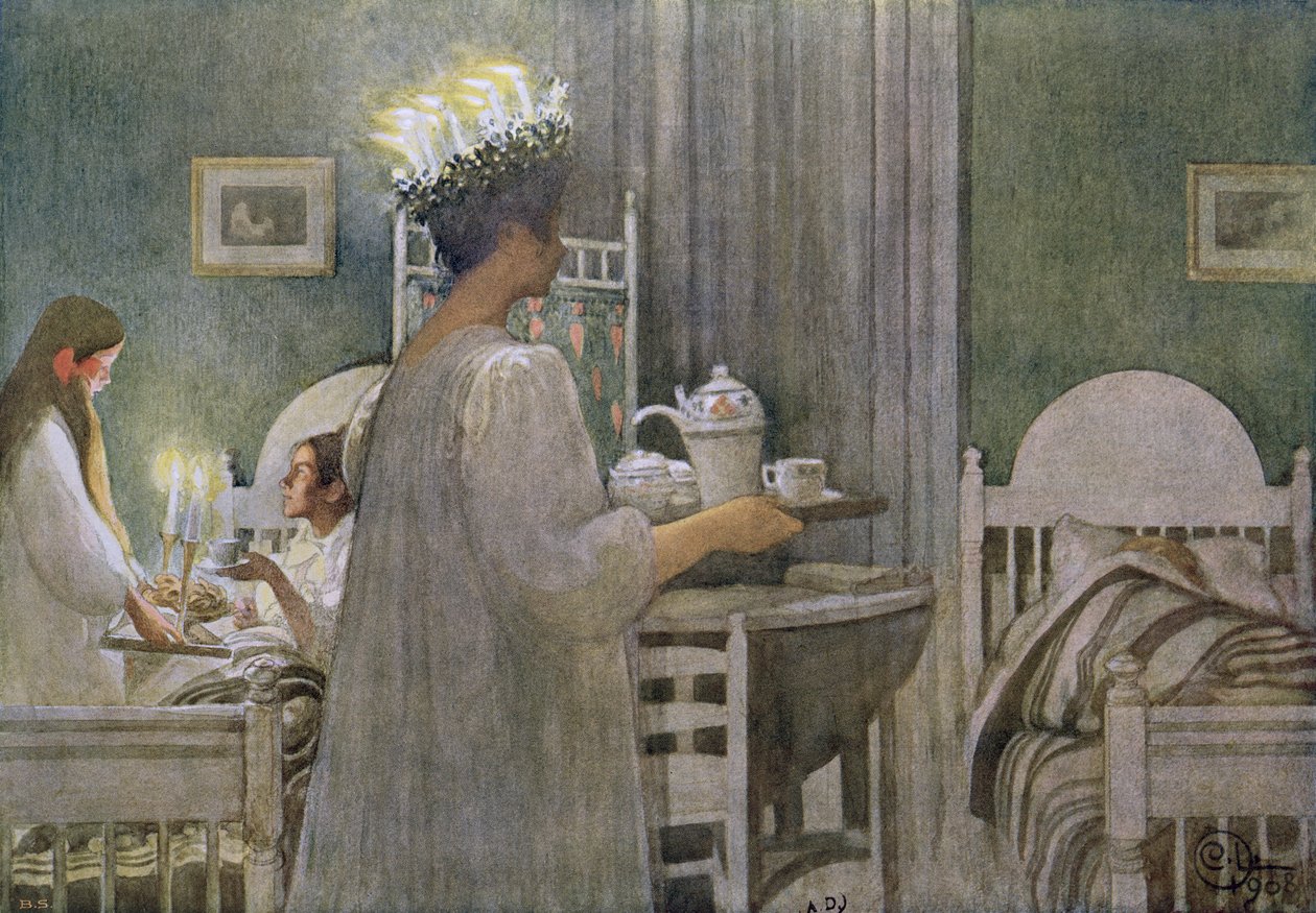 St. Lucy-festen den 13. december af Carl Larsson