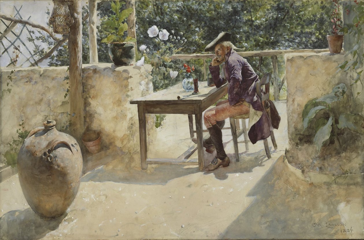 Vinranken af Carl Larsson