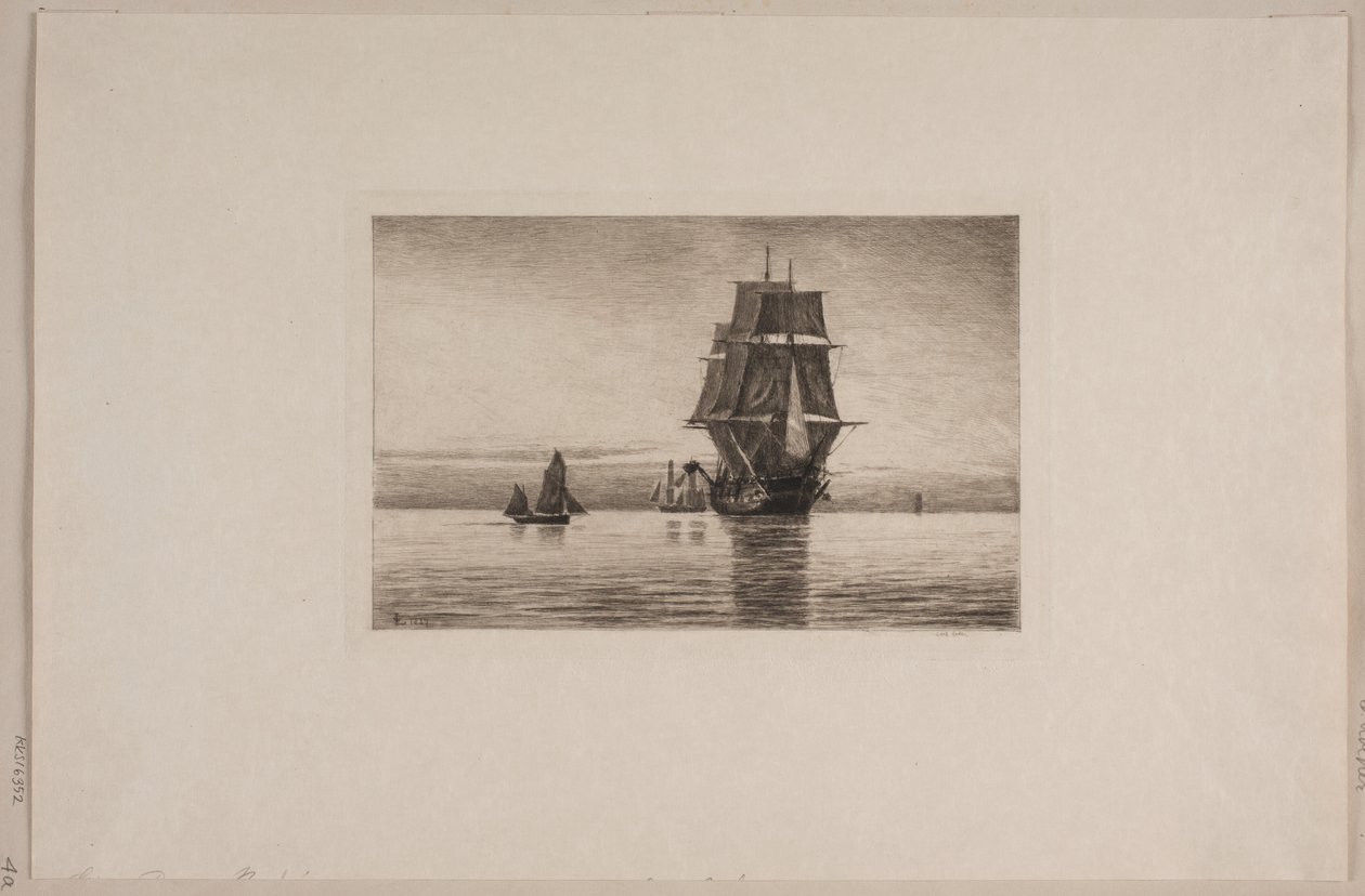 Stille aften i Nordsøen af Carl Locher