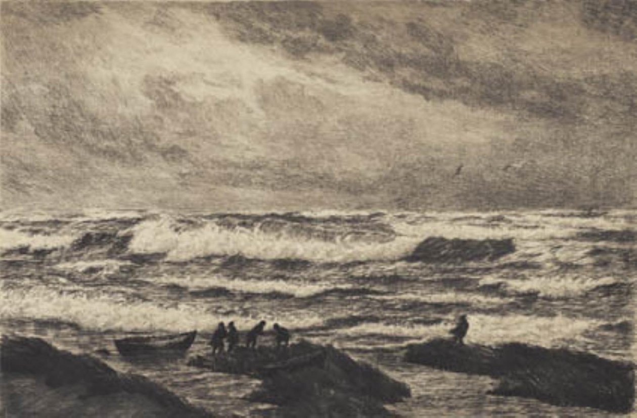 Storm. Skagen af Carl Locher