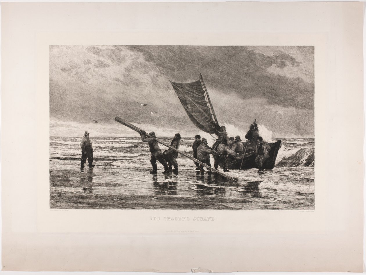 Ved Skagens Strand af Carl Locher
