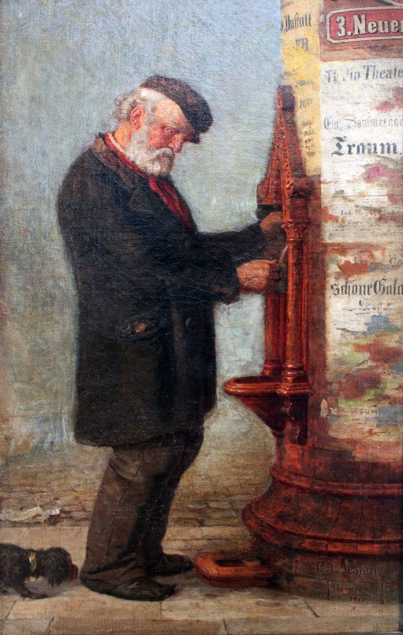 Mand ved springvandet af Carl Ludwig Jessen