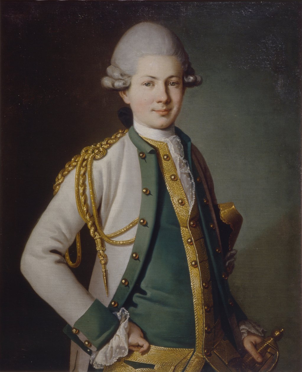 Portræt af grev Nikolay Semyonovich Mordvinov 1754-1845, 1771 af Carl Ludwig Johann Christineck