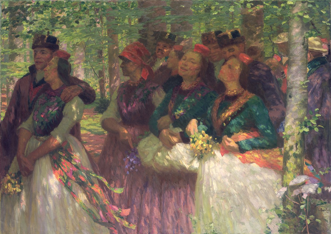Woodland Walk (se også 268992) af Carl Ludwig Noah Bantzer