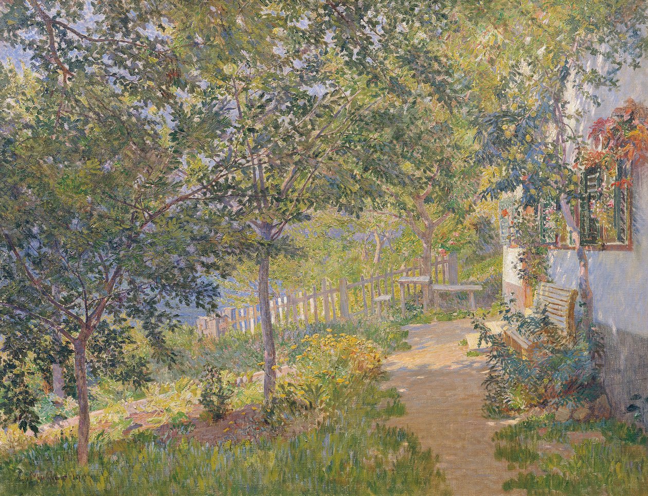 Motiv fra Mattsee af Carl Max Müller