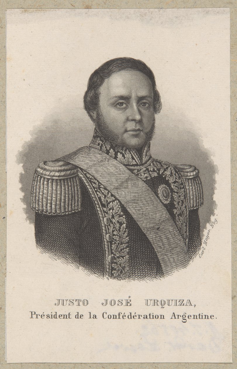 Justo José Urquiza, Argentinas præsident af Carl Mayer