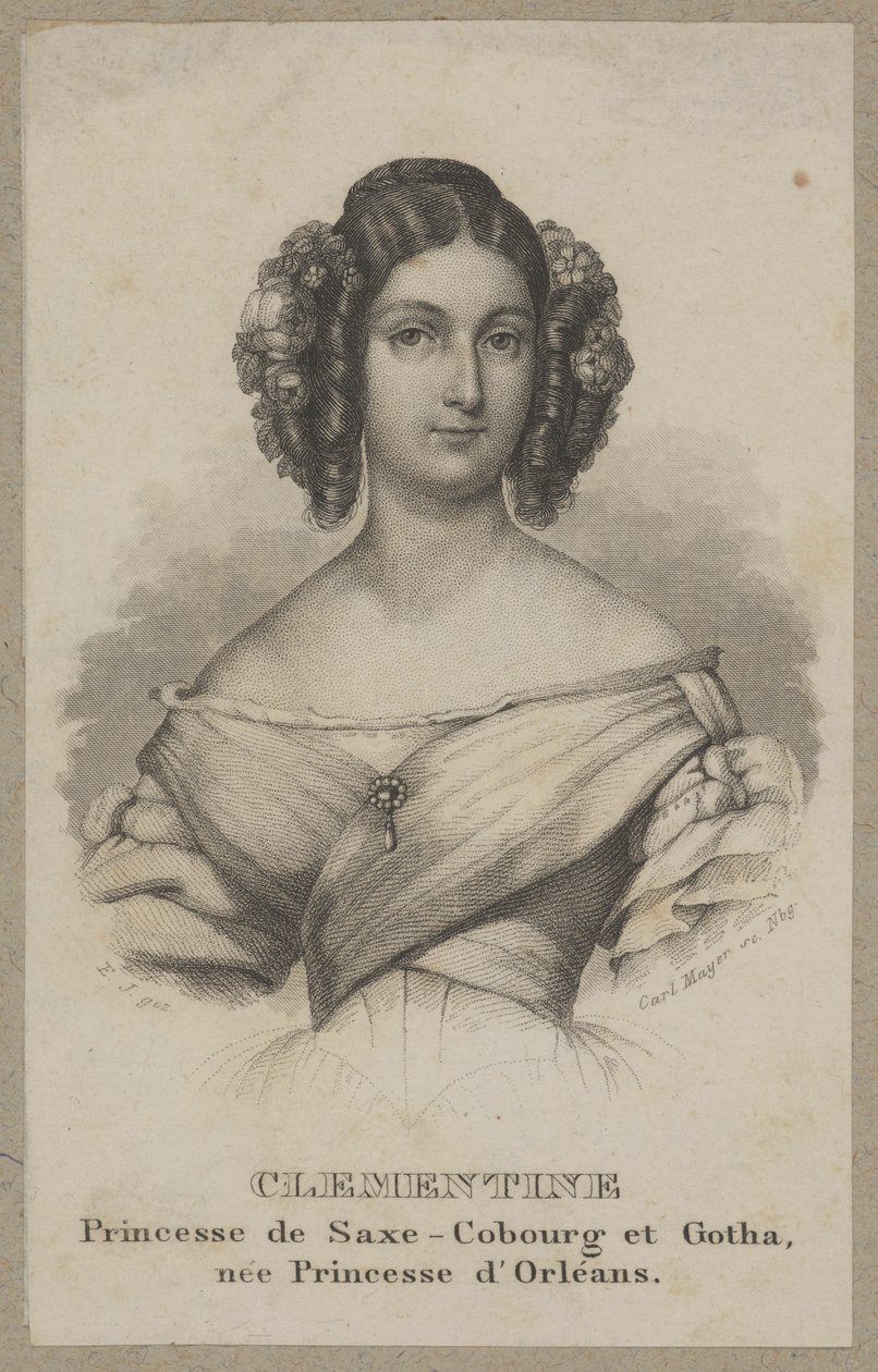 Klementyna, prinsesse af Sachsen-Coburg af Carl Mayer