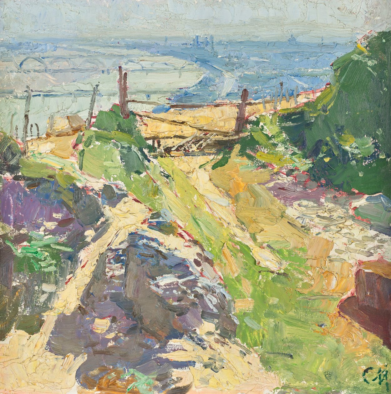 På Eichelhof i Nußdorf af Carl Moll