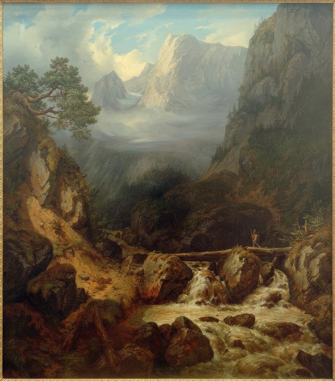 C.Morgenstern, Waldbachstrub nær Hallstatt af Carl Morgenstern