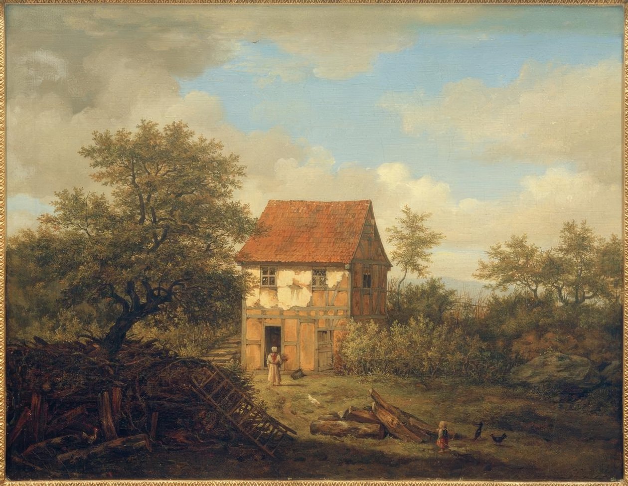 C.Morgenstern, del på Born Castle i Taunusbjergene af Carl Morgenstern
