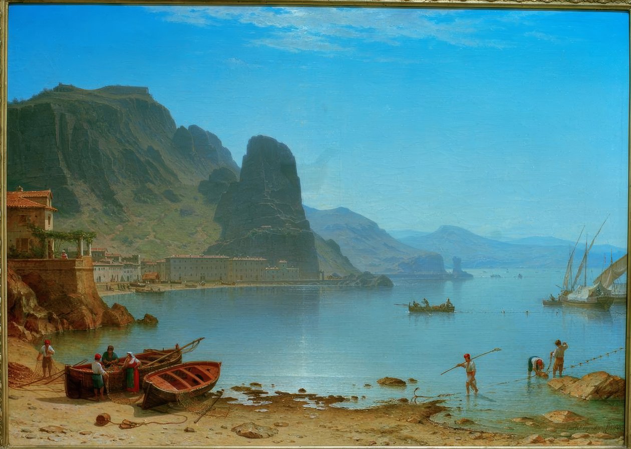 C. Morgenstjerne, terracina med fiskesten af Carl Morgenstern