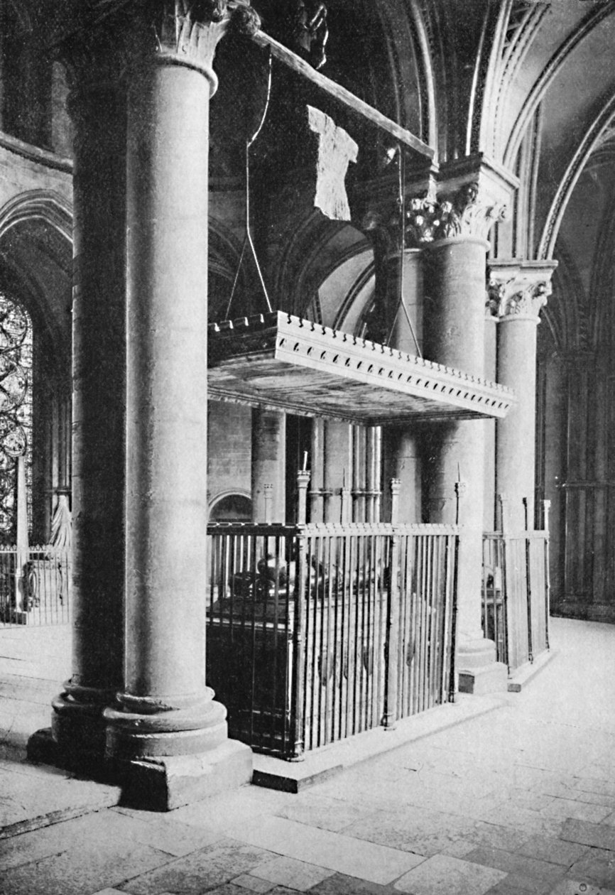 Tomb of the Black Prince, Canterbury Cathedral, 1903 af Carl Norman