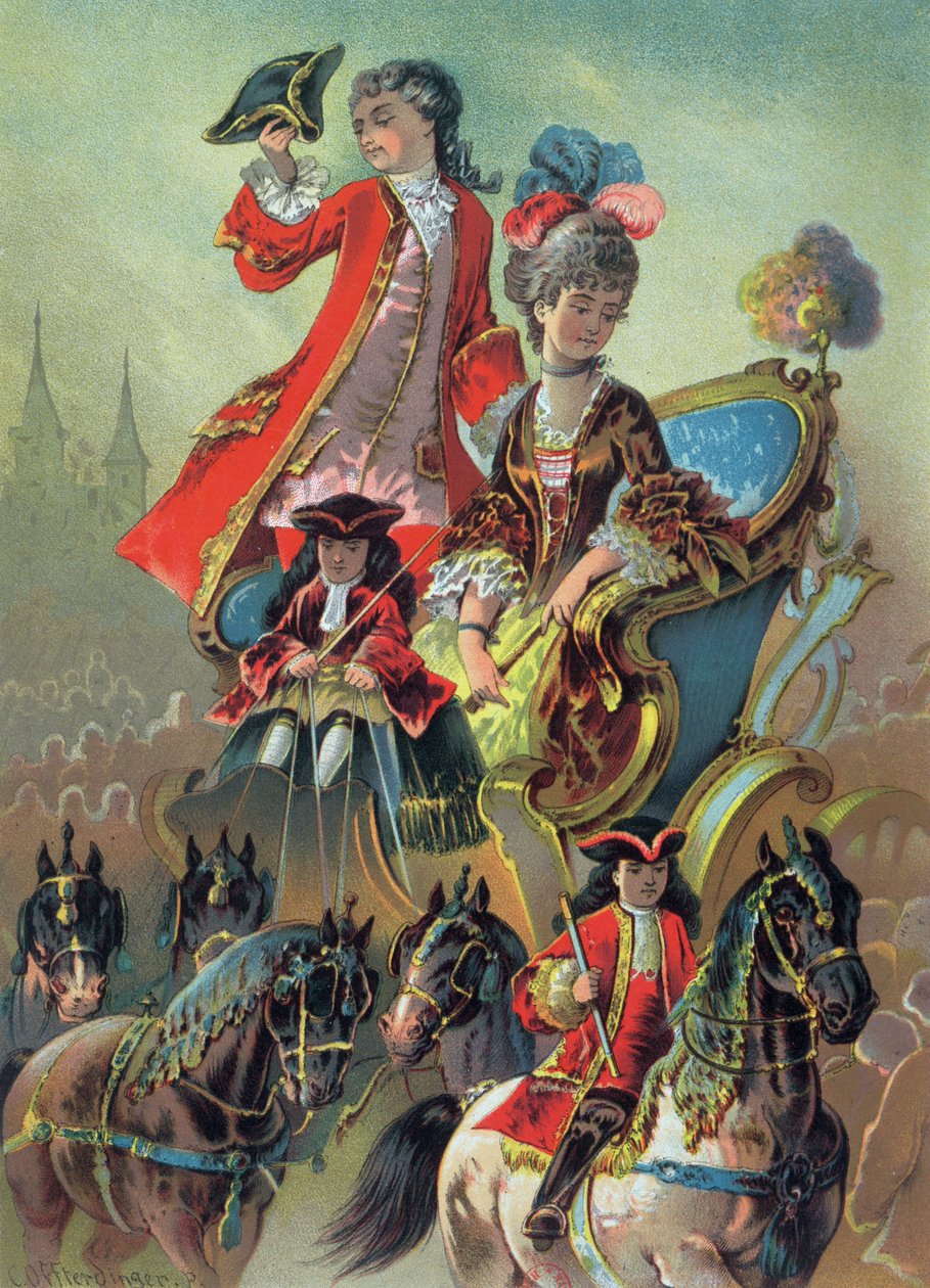 In the Chariot, illustration fra 