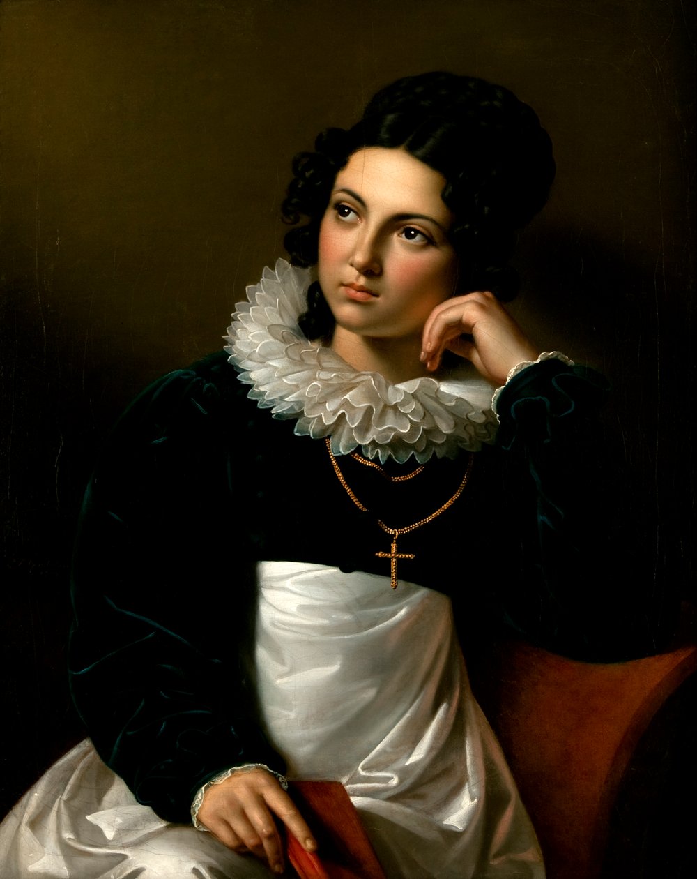 Rosalia Klieber, hustru til billedhuggeren Josef Klieber af Carl Peter Goebel d. Ä.