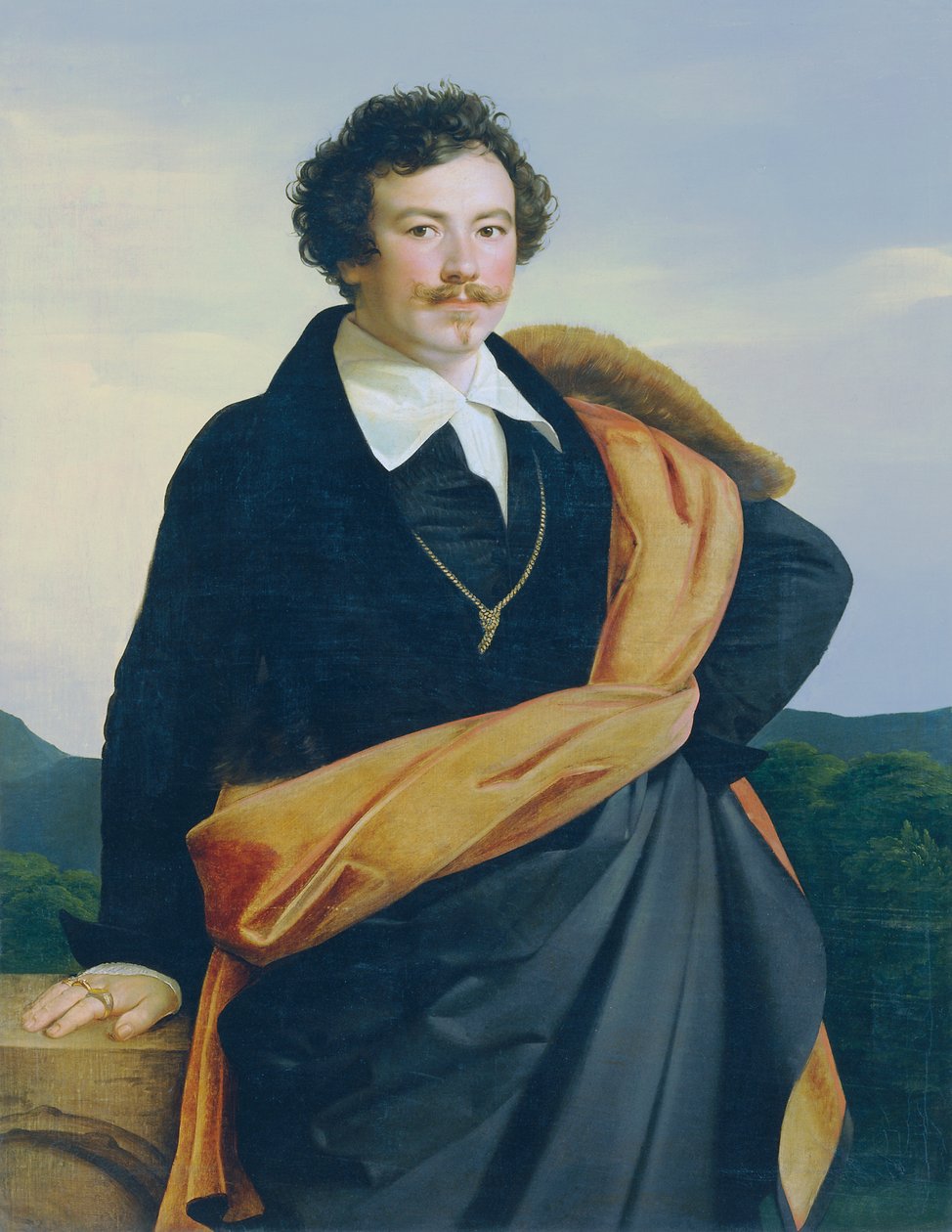 selvportræt af Carl Peter Goebel d. Ä.