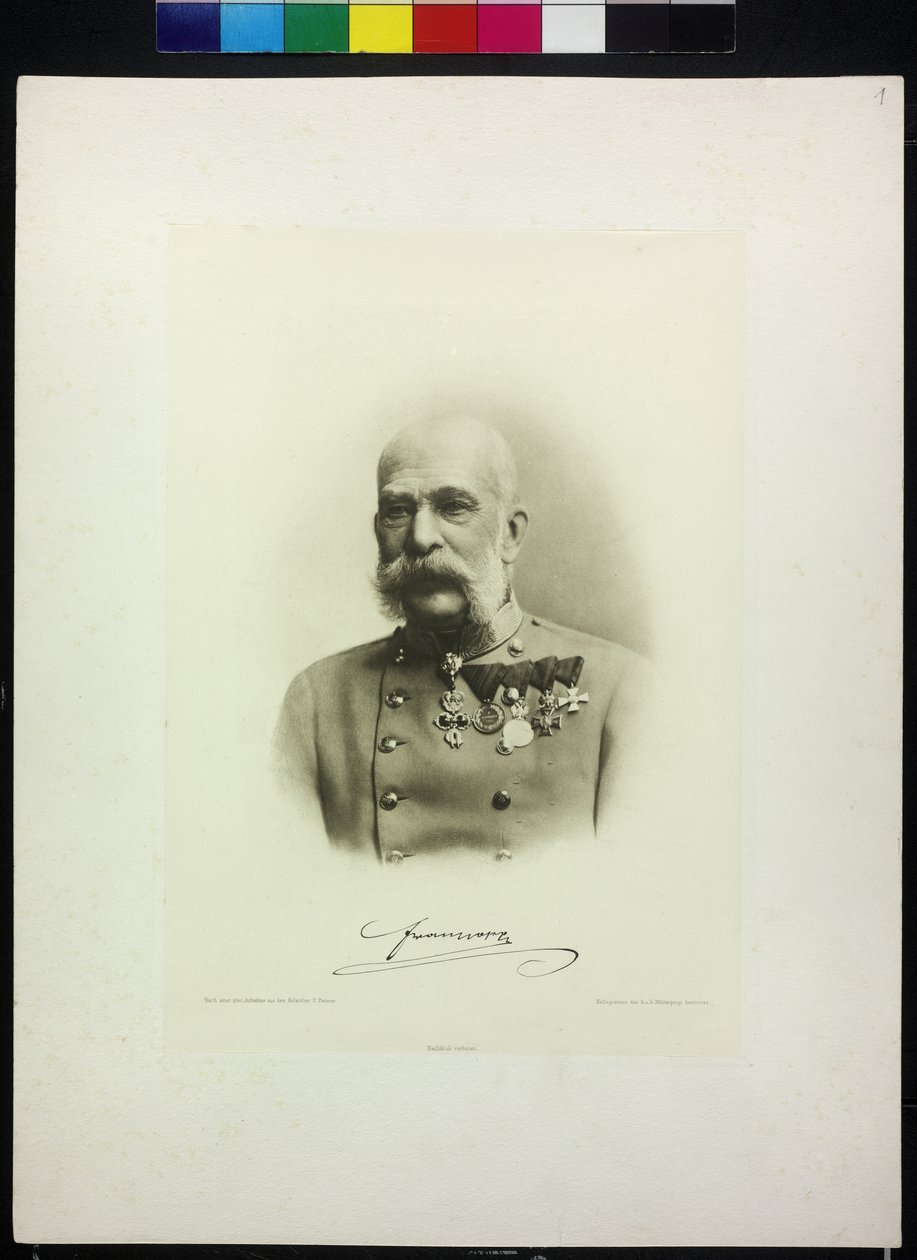 Kejser af Østrig Franz Joseph I af Carl Pietzner