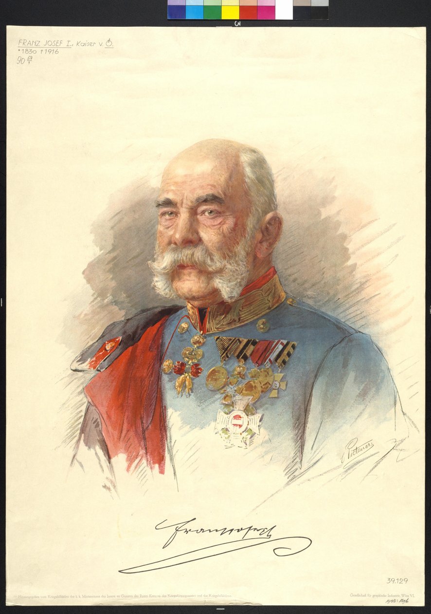 Kejser af Østrig Franz Joseph I af Carl Pietzner