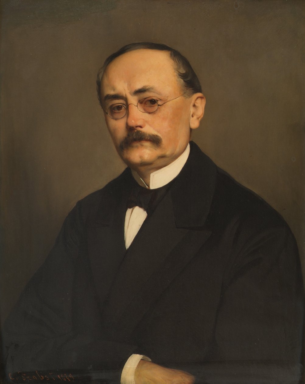 Ministeren Leopold Ritter Hasner von Artha af Carl Probst