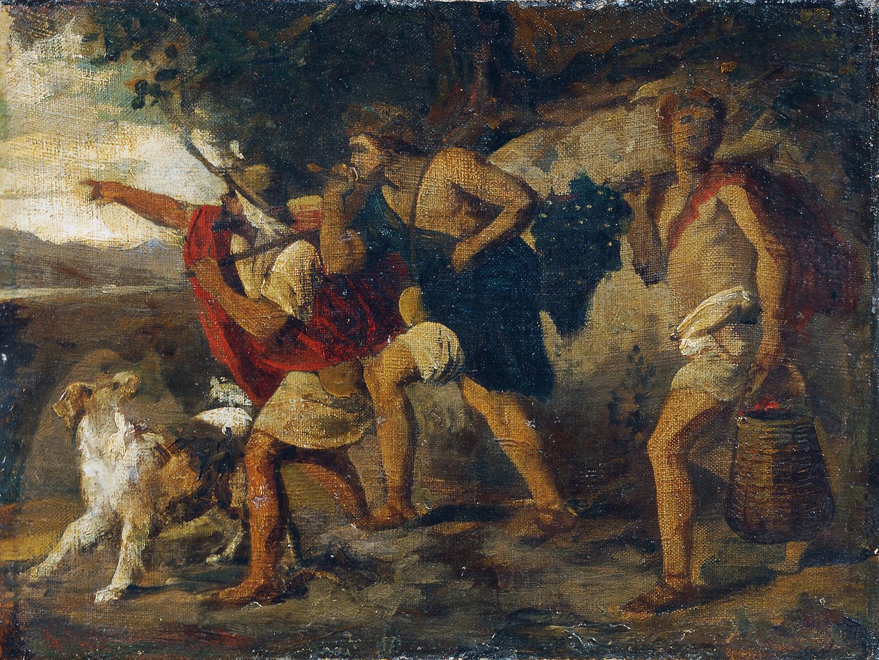 Spejderne med druen af Carl Rahl