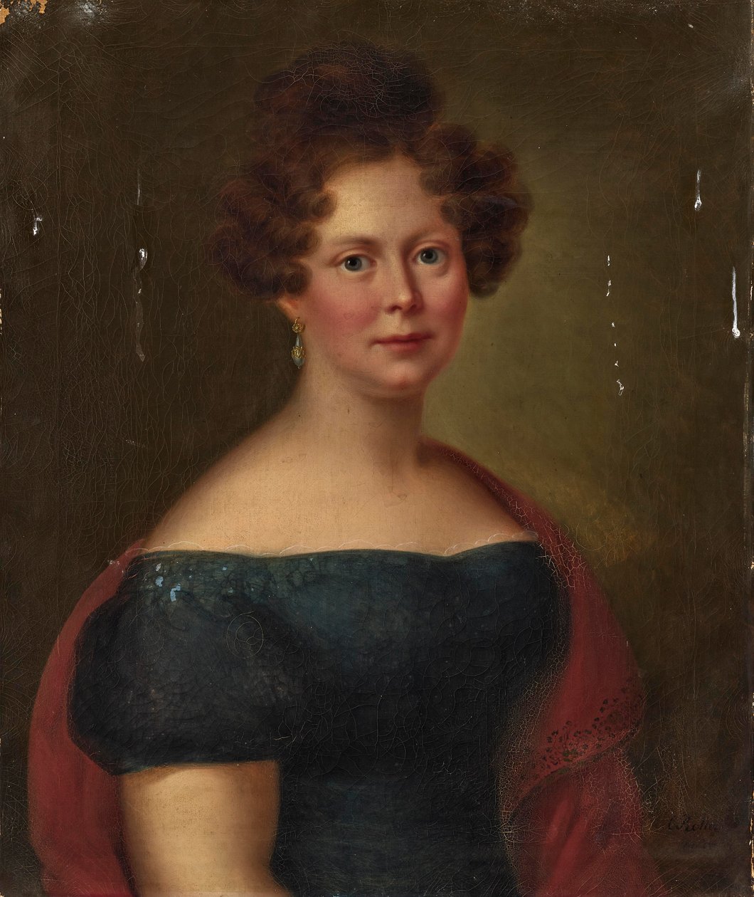 Tysk: Prinsesse Luise von Hohenlohe-Öhringen, prinsesse af Württemberg af Carl Rothe