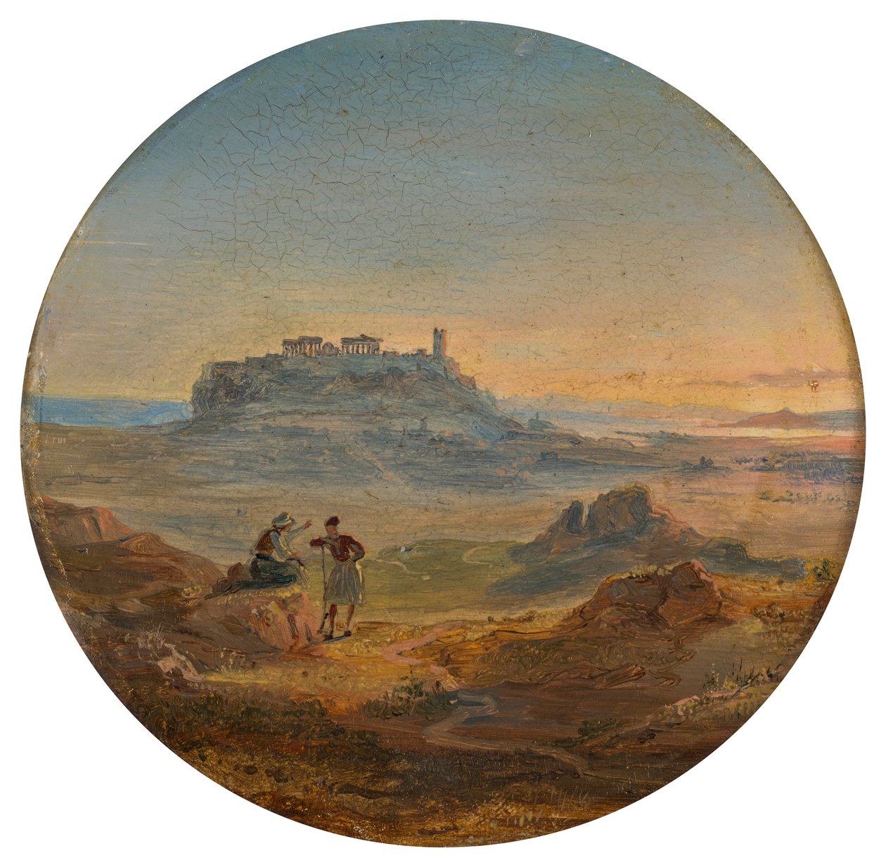 Athens Akropolis af Carl Rottmann