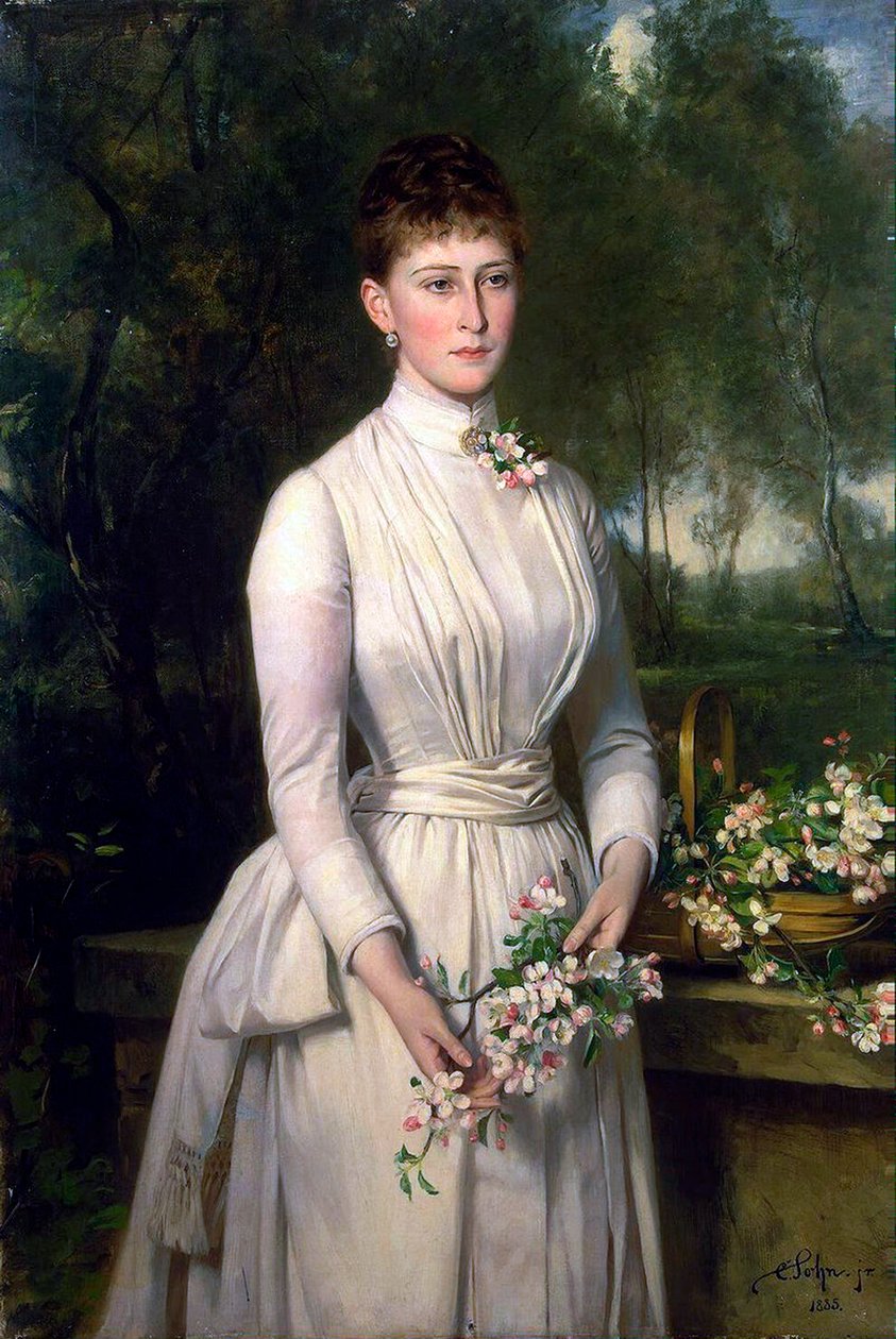 Portræt af storhertuginde Elizaveta Fyodorovna