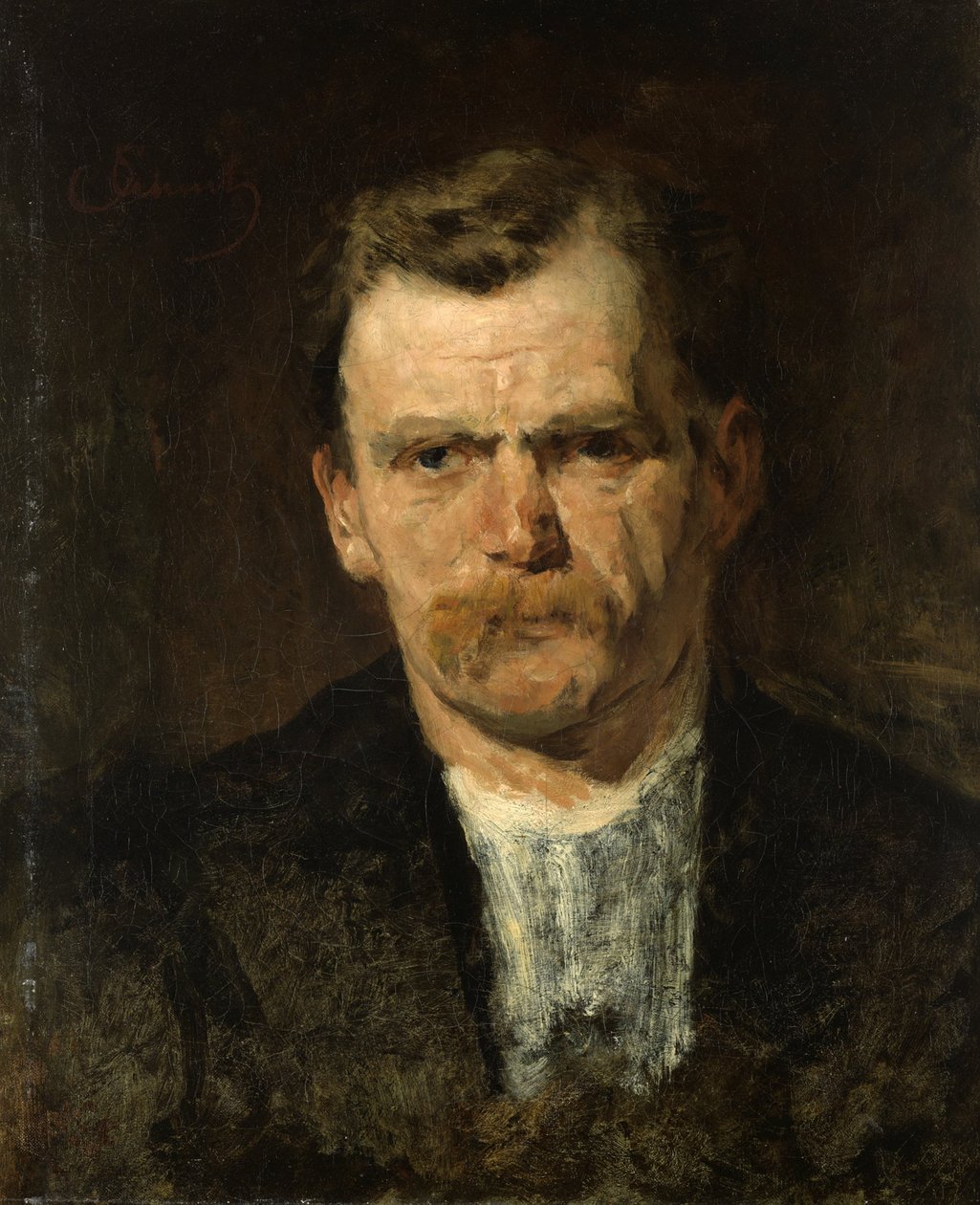 mandsportræt af Carl Schuch