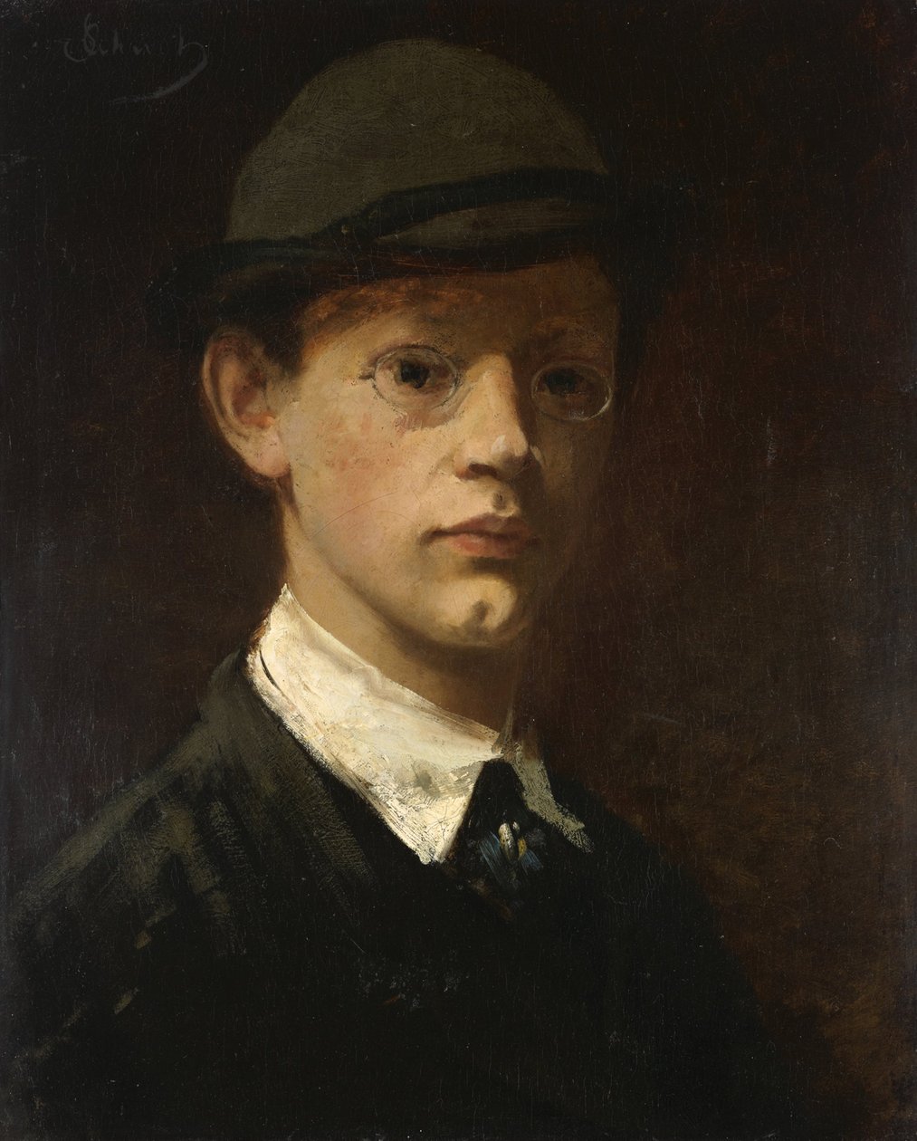 mandsportræt af Carl Schuch