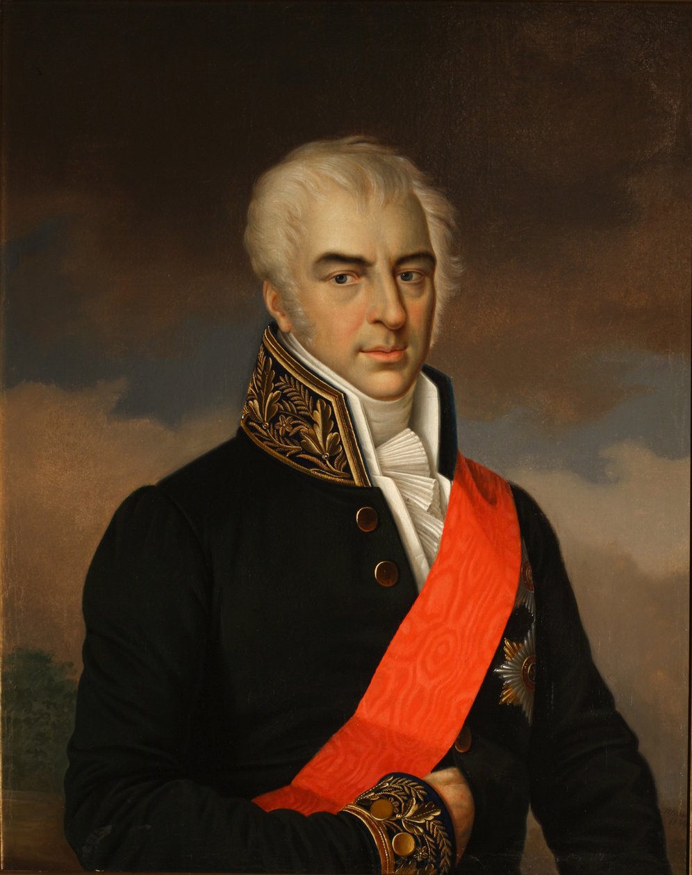 Portræt af grev Alexei Kirillovich Razumovsky 1748-1822, 1849 af Carl Schulz