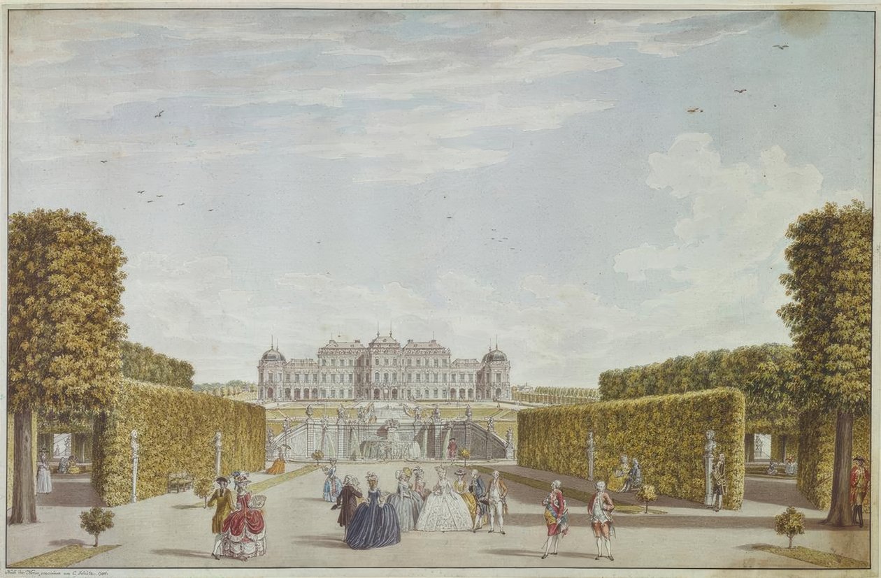 Wien, Upper Belvedere / Schütz af Carl Schütz