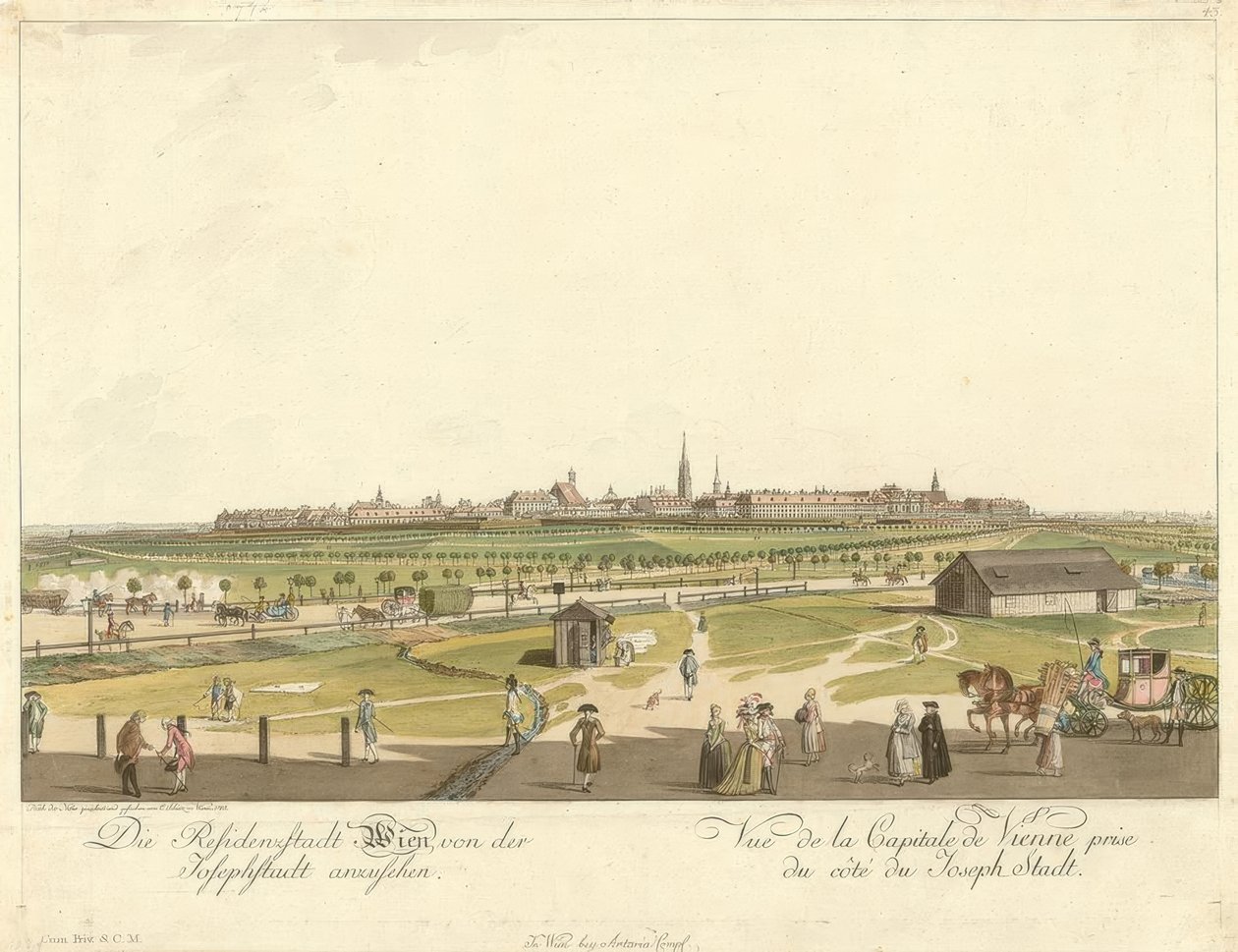 Wien set fra Josephstadt af Carl Schütz