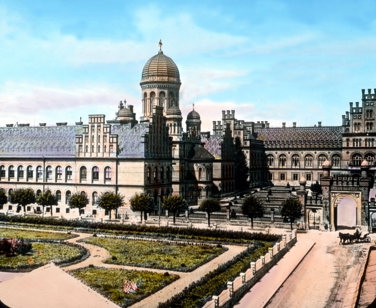 Rumænien, den græsk-ortodokse ærkebiskops residens i Czernowitz, billeddato: ca. 1920. Carl Simon-arkivet af Carl Simon