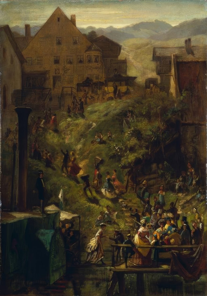 Ankomst til Seeshaupt af Carl Spitzweg