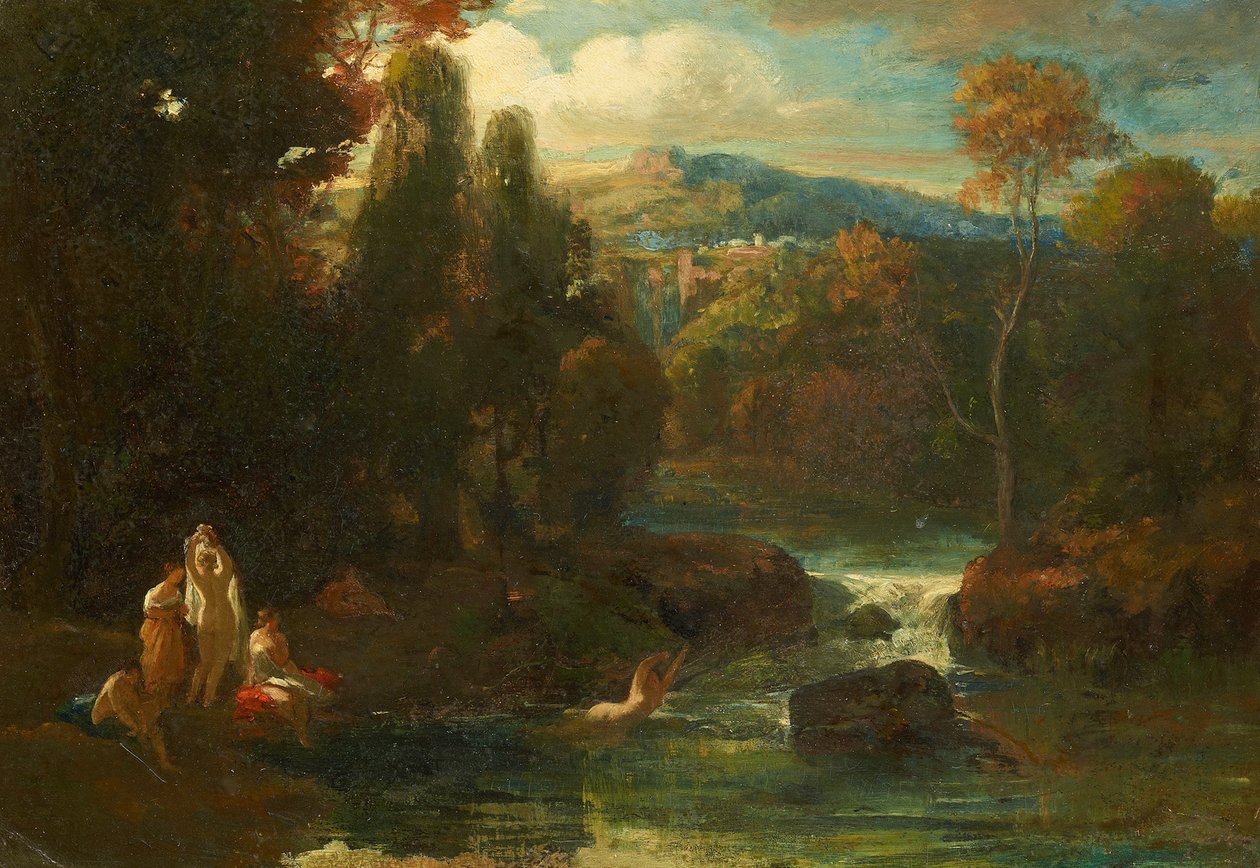 Badende kvinder af Carl Spitzweg