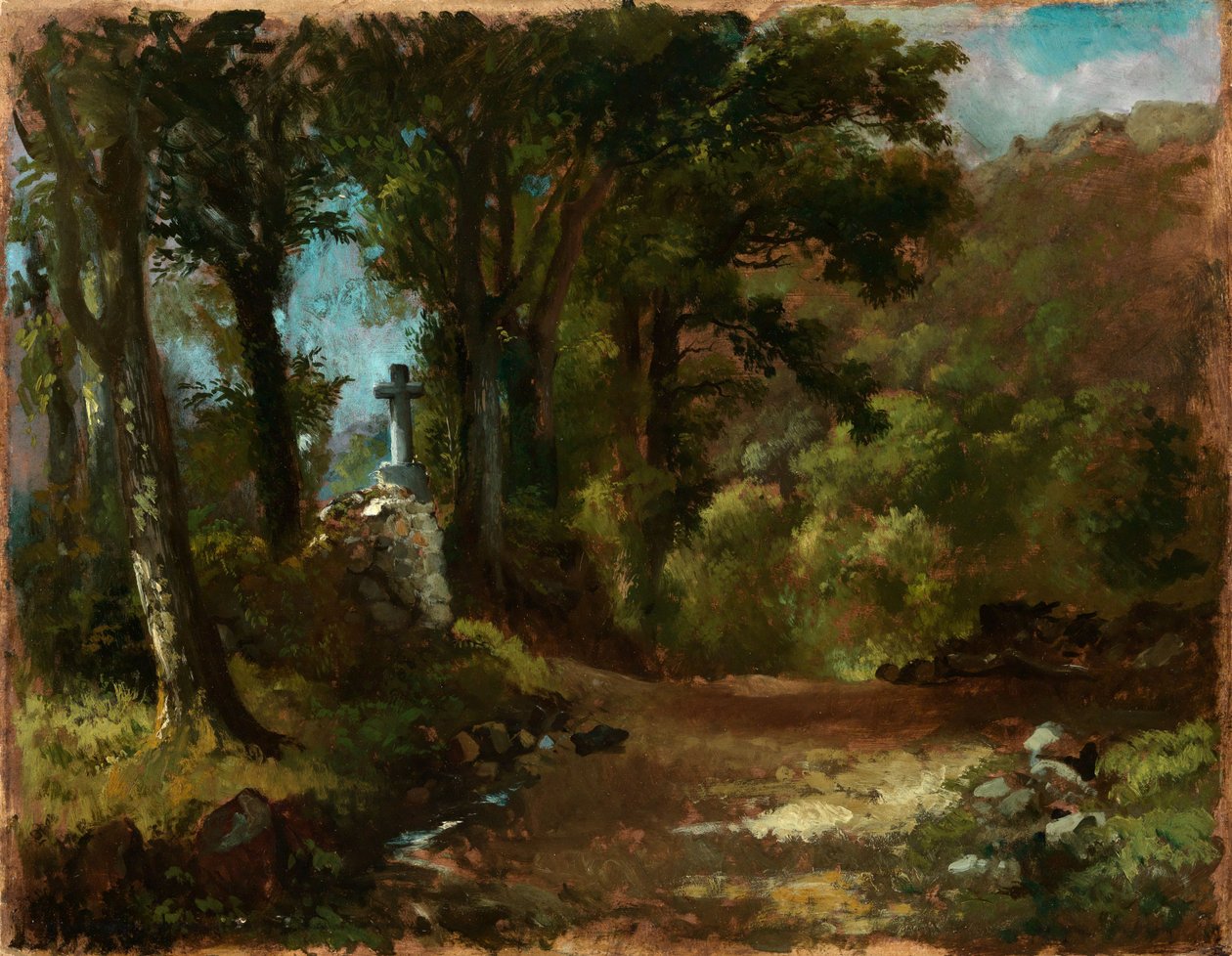 Korset i skoven af Carl Spitzweg