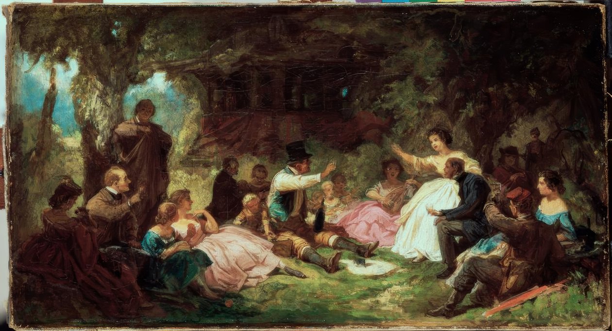 Skovturen af Carl Spitzweg