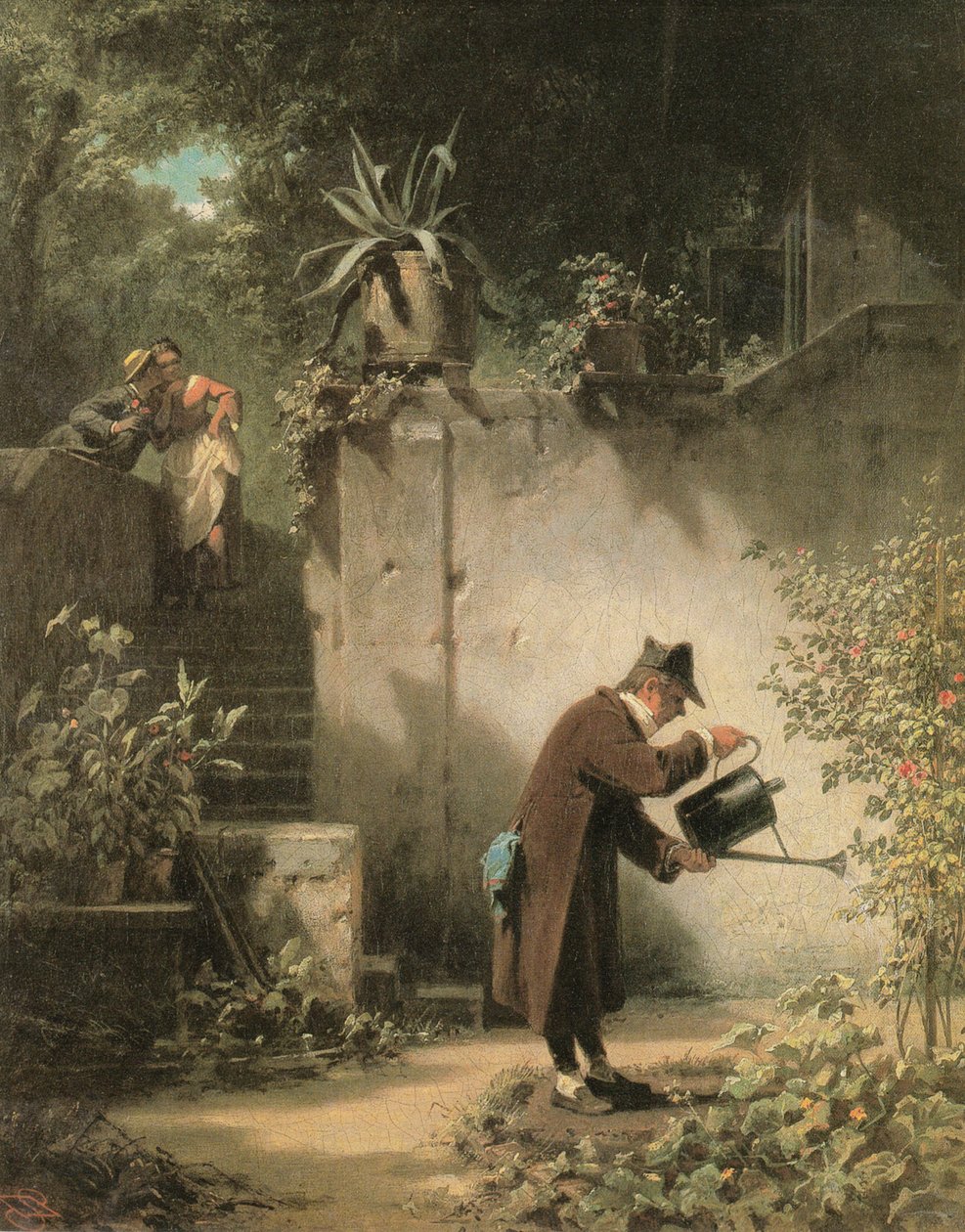 Blomsterelskeren af Carl Spitzweg