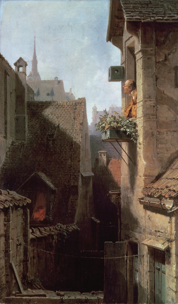 Den hypokonder af Carl Spitzweg
